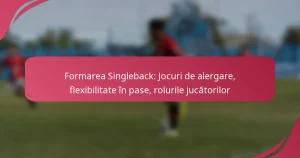 Formarea Singleback: Jocuri de alergare, flexibilitate în pase, rolurile jucătorilor
