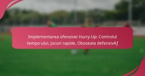 Implementarea ofensivei Hurry-Up: Controlul tempo-ului, Jocuri rapide, Oboseala defensivă
